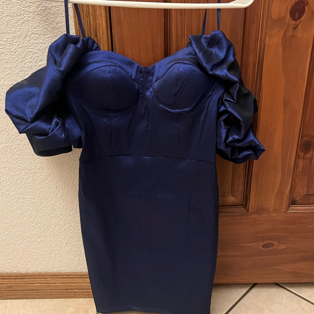 HOMECOMING Windsor Navy Blue Prom Dress